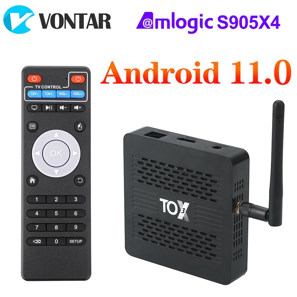 ڽ Ʈ TV ڽ, ȵ̵ 11, 4GB, 32GB, Amlogic S905X4, 2T2R , 1000M BT4.1 , AV1 4K DLNA TOX1 S905X3, ȵ̵ 9